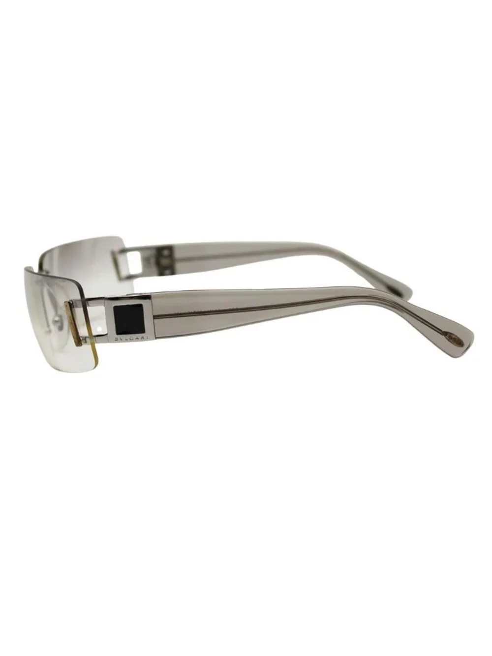 Bvlgari Sunglasses Gray 626 Clear Skeleton Eyewear